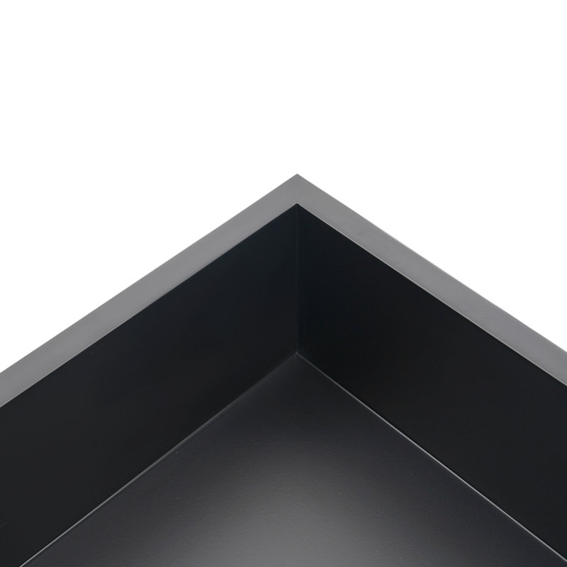 13.11W*25.12H Stainless Steel Wall Mounted Required Bathroom Shelves, Black