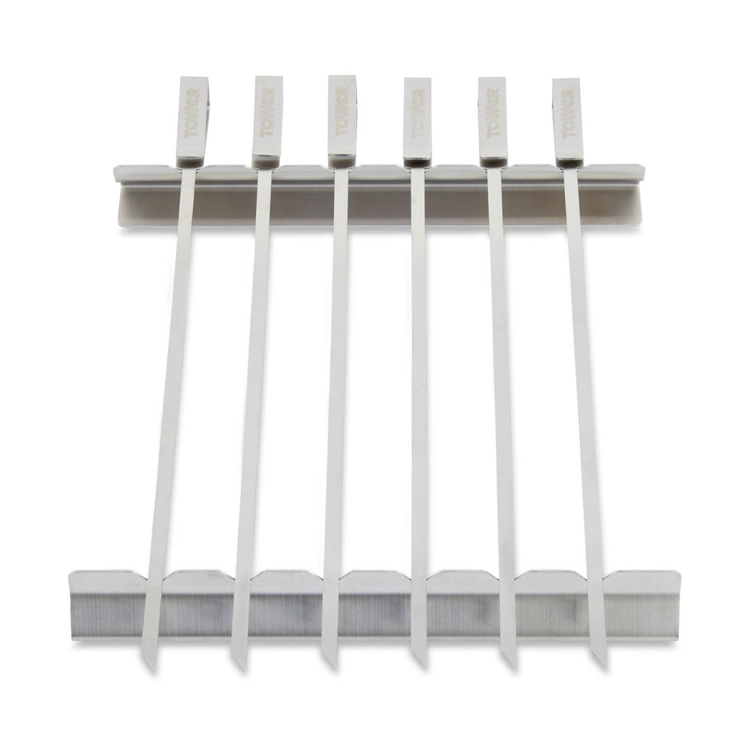 Tower 6Pc Skewer Set With Stand - Image 4