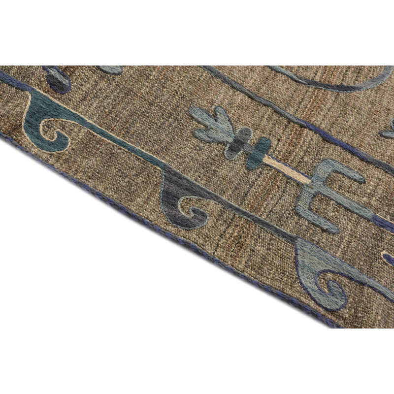 Tapis gris foncé rectangulaire 5 pi Perry