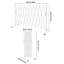 Barrière de sécurité portable extensible-124429059