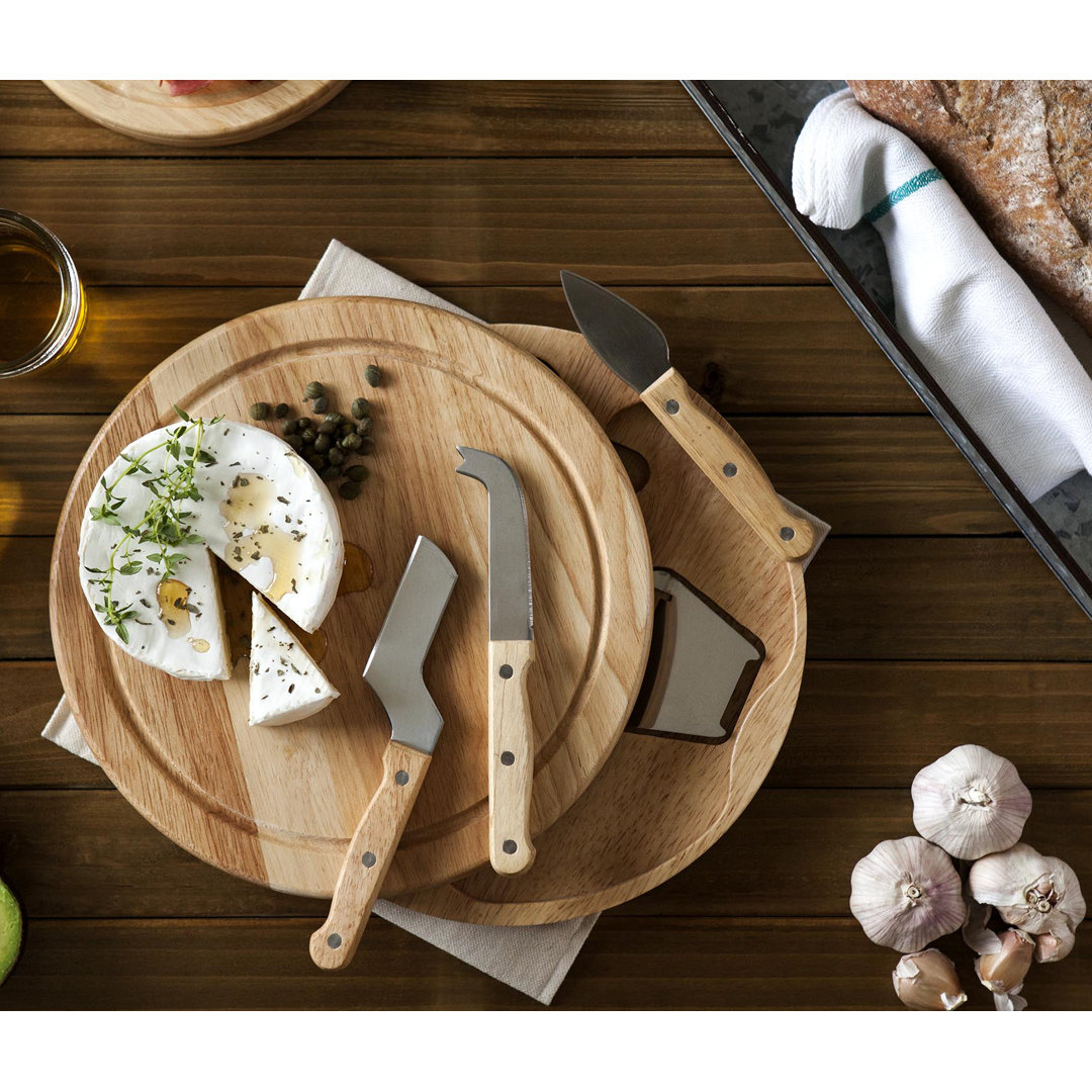 Circo Cheese Board and Knife Set - Charcuterie Board Set - Wood Cutting Board Winston Porter