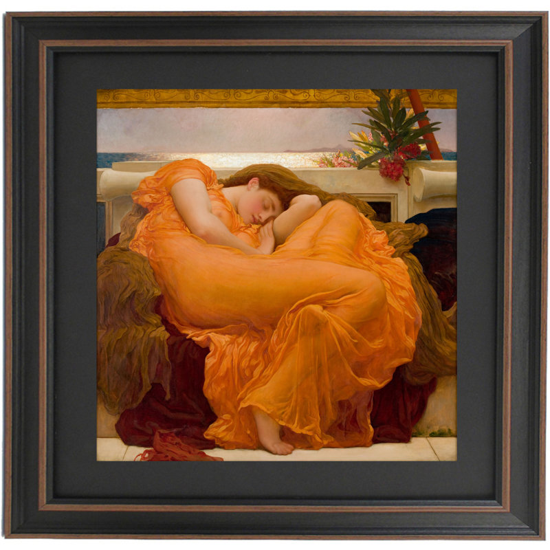 «Flame June» par Frederic Leighton, H 24 po x l 24 po