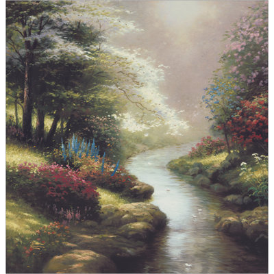 Rideau de douche Thomas Kinkade Petals of Hope