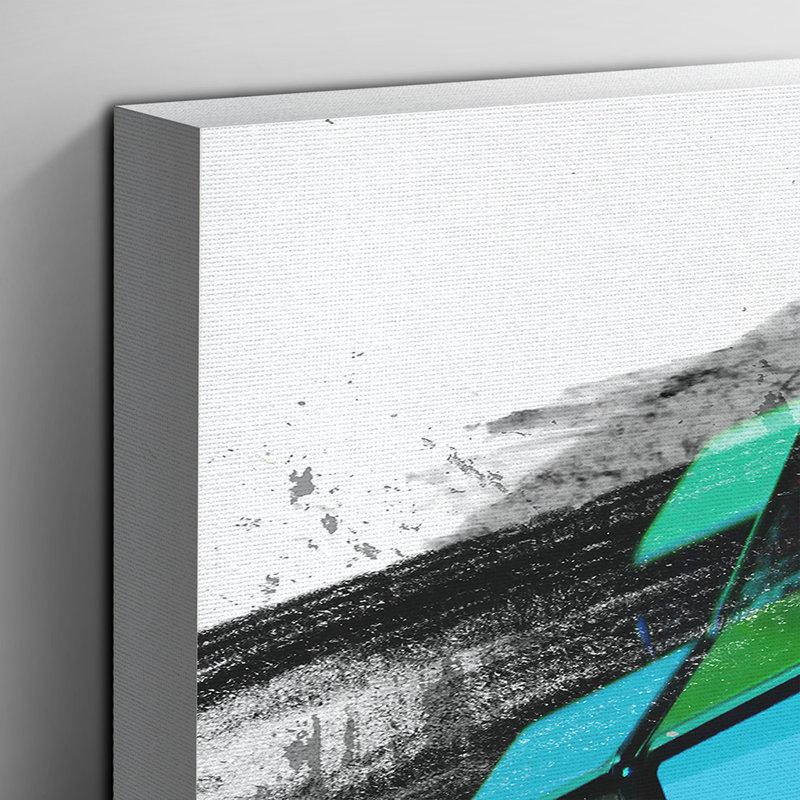 Rubiks Cube - Wrapped Canvas, 50cm H x 76cm W