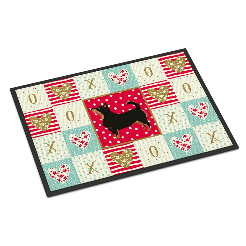 Lancashire terrier 36 po x 24 po tapis d’extérieur antidérapant pour l’intérieur Mylene
