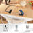 55.7'' Large Kitchen Island With 2 Drop Leaf,, Rolling Kitchen Cart On 5 Wheels With Power Outlet, Folding Storage Dining Table With Spice & Towel Rack , 3 Drawers, For Kitchen, Dining Room,White-526165671