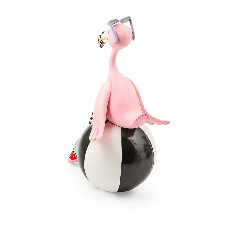 Patience Brewster Shelia Flamingo On Ball