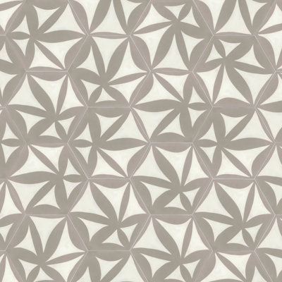 Hosta 8 in. x 9 in. Matte Tile
