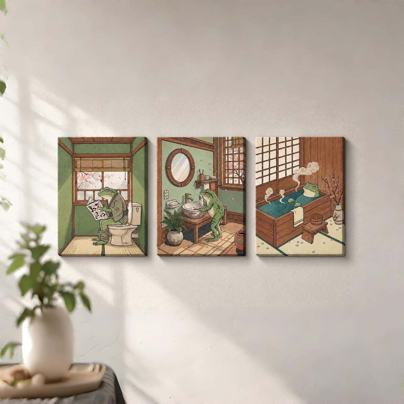 3 Piece Wrapped Canvas Wall Art