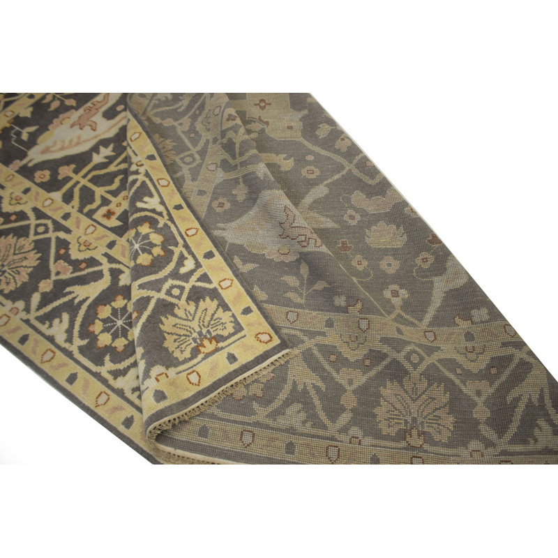 Tapis oriental Oushak Chobi Mute, Rectangle 8 pi 4 po x 9 pi 11 po