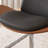 Faux Leather Upholstered Lounge Chair with Metal Sled Base-110498589-110287362