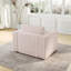 Canapé simple modulaire 44,9 po - très confortable, élégant et fonctionnel pour la chambre à coucher et le salon, rose clair