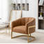 Fauteuil demi-tonneau rembourré l 30 po Romy-1182314355