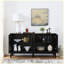 Buffet Farmhouse avec rangement et tablettes réglables-1236690293