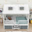 Lit mezzanine en bois avec 4 tiroirs et toit Milinocket-177759828-177759829