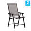Chaise de patio pliante d'extérieur Hedgesville-86859328