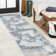 Ciasia Abstract Two-Tone Modern Blue/Cream Rug