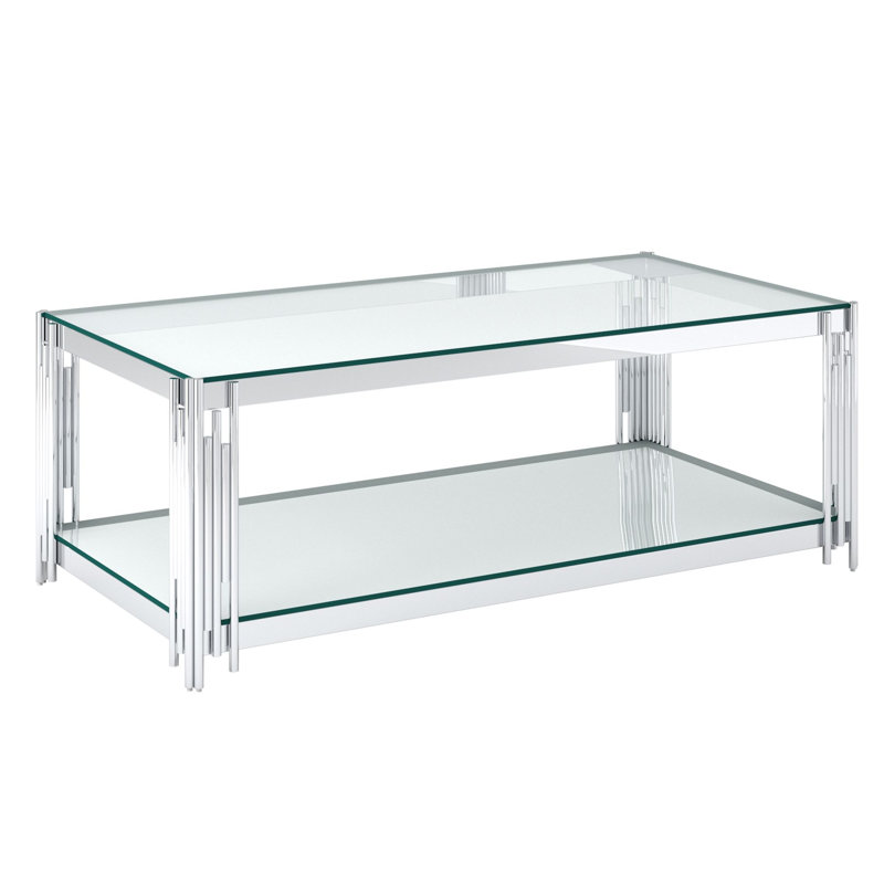 Table basse Kenneth, Argent argent