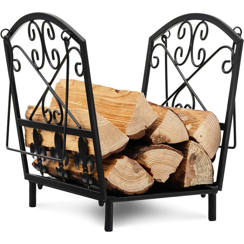 Orosco 36cm W Metal Log Rack