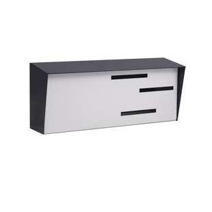 Modern Mailbox Aluminum Wall Mounted Mailbox