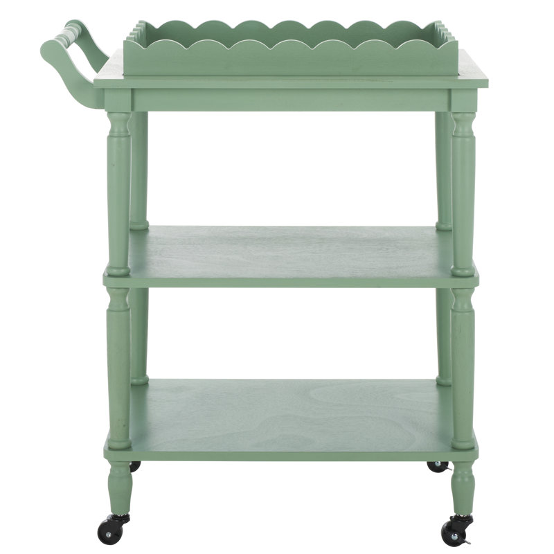 Haven 3 Tier Dining Cart, Sage Green
