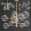 Lustre en fer et laiton-1030251204-1030251203-1030251202