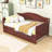 Elegant Twin Wood Daybed with Twin Trundle-550281384