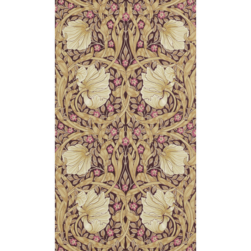 Morris Archive Pimpernel Wallpaper, Fig/Sisal