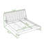 Lit plateforme en bois avec tête de lit-408775678-408775676