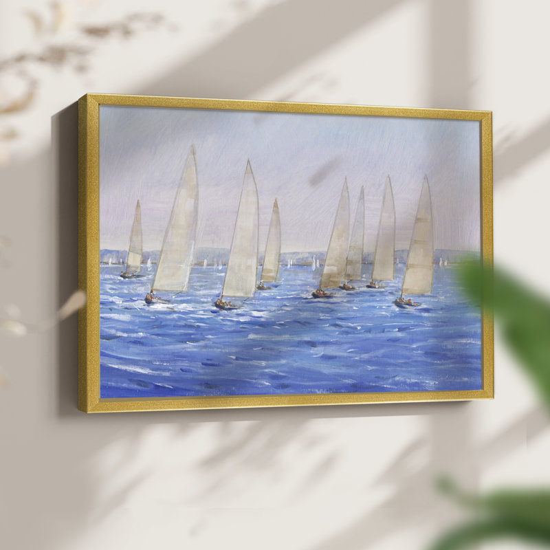 Sailing Event II -Framed Print - Restickable