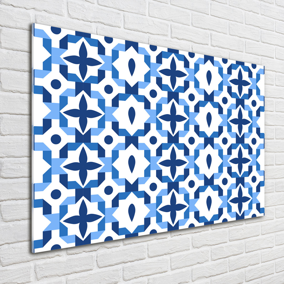 Geometric Background - Unframed Art Prints on Glass