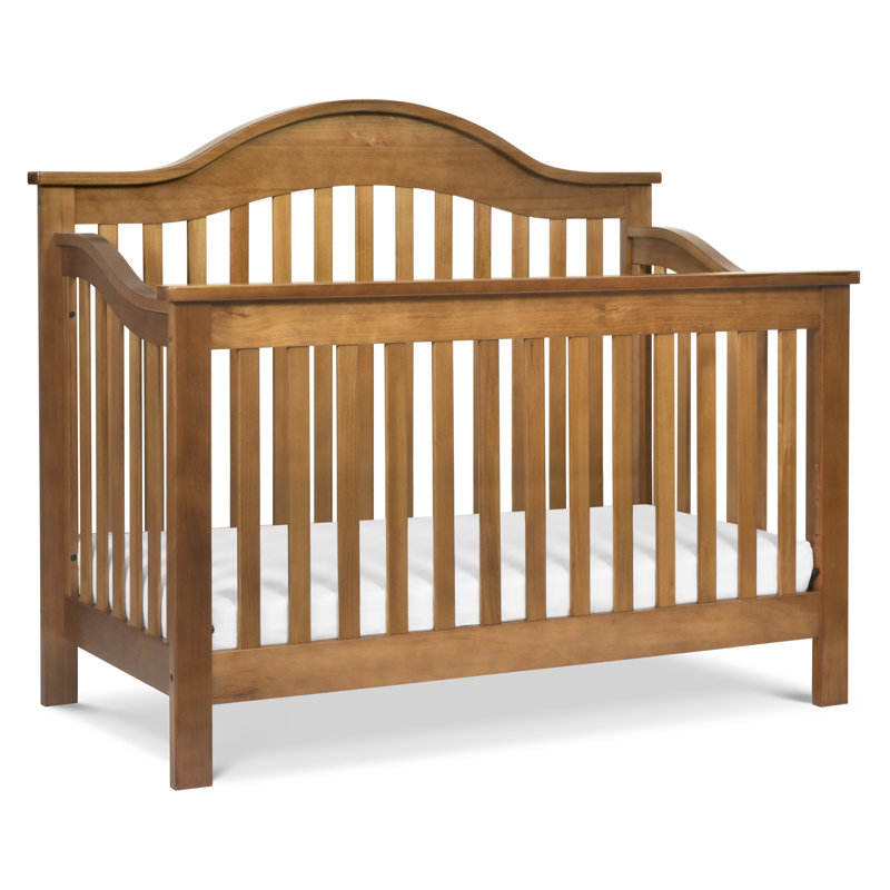 Lit de bébé convertible 4-en-1 Jayden, Châtaigne
