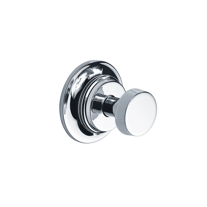 Fleetwood Wall Mounted Robe Hook, Polished Chrome