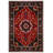 Zaria Collection Digital Print Cotton-Polyester Burgundy Multicolor Floral Rug-1262084097