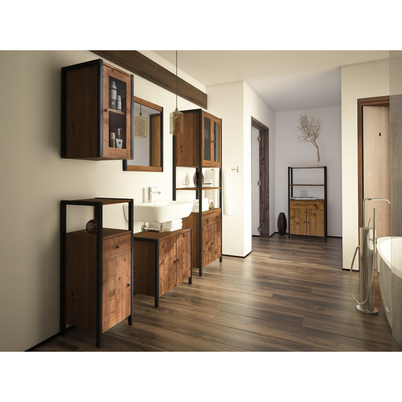Drumraymond Bathroom Cabinet, Brown