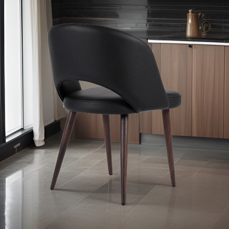 Chaise d'appoint en polyuréthane, Noir