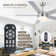 46" Modern Ceiling Fan With Lights And Remote