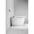 BREEZEBATH Smart Bidet Toilet with Auto Open/Close Lid & Auto Flush, Heated Seat, Warm Water Wash, Air Dryer, Digital Display, Night Light, Built-in Deodorizer, Antibacterial Glaze