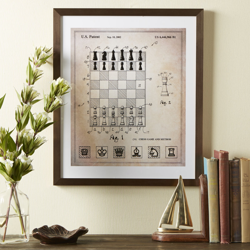 «Chess Board», impression encadrée