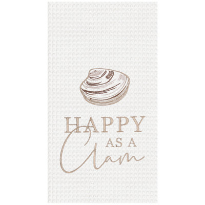 Happy As A Clam Towel