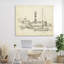 Toile d'étude de phare antique, conception par Ethan Harper-1739101424