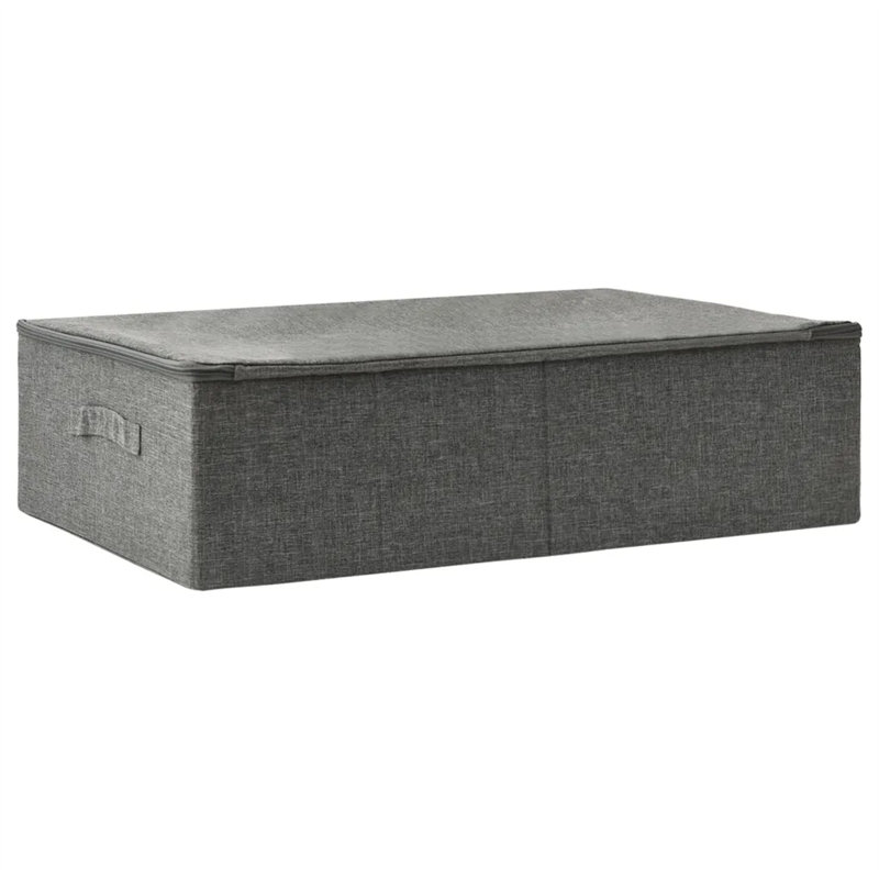 Storage Box Fabric 70x40x18 cm, Dark Grey