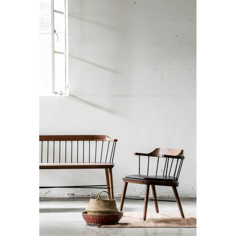 Exchange Bench, Natural Walnut