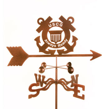 Coast Guard 24'' H Patriotic Weathervane