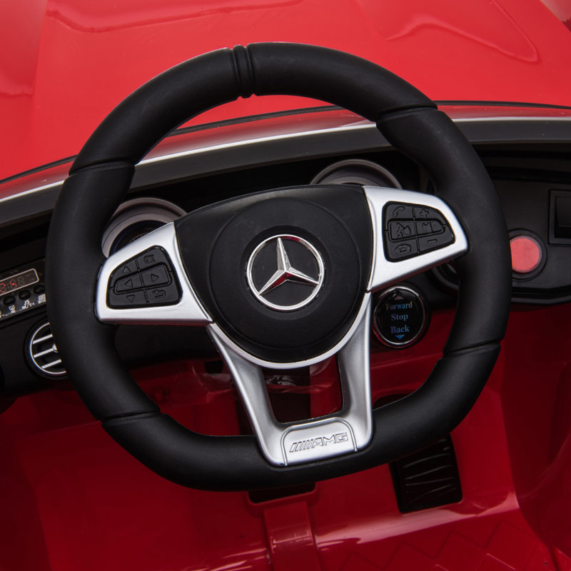 Red 12V Mercedes-Benz AMG GLC63S Coupe Ride-On Car