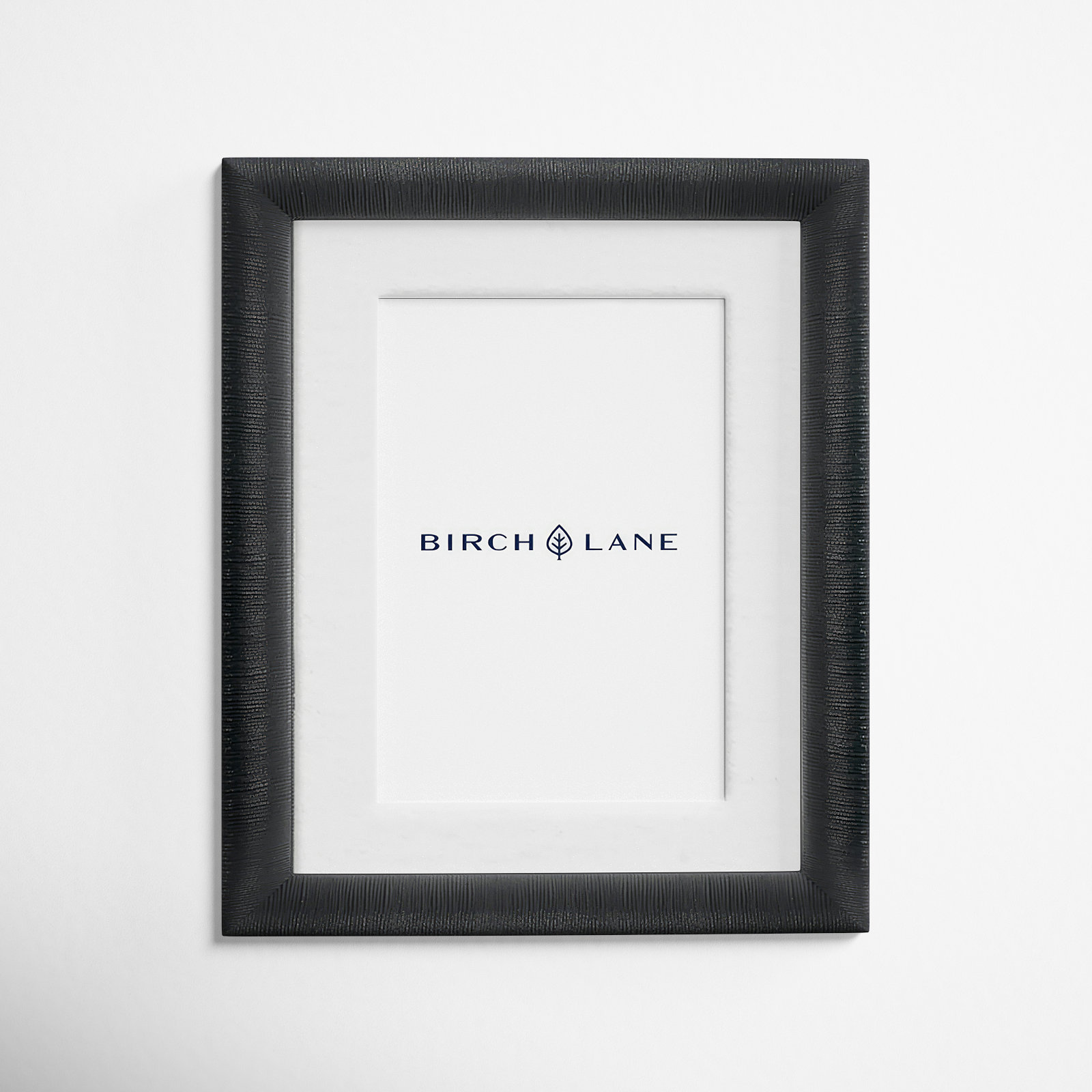Chopra Wood Picture Frame with Mat, Black, 4" x 6"