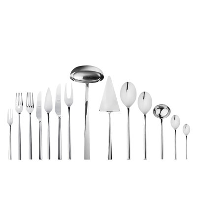Atena 113 - Piece Stainless Steel Flatware Set - Service for 12
