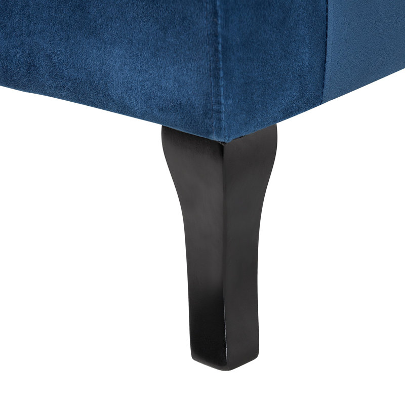 Mccormack Upholstered Wingback Chair, Blue