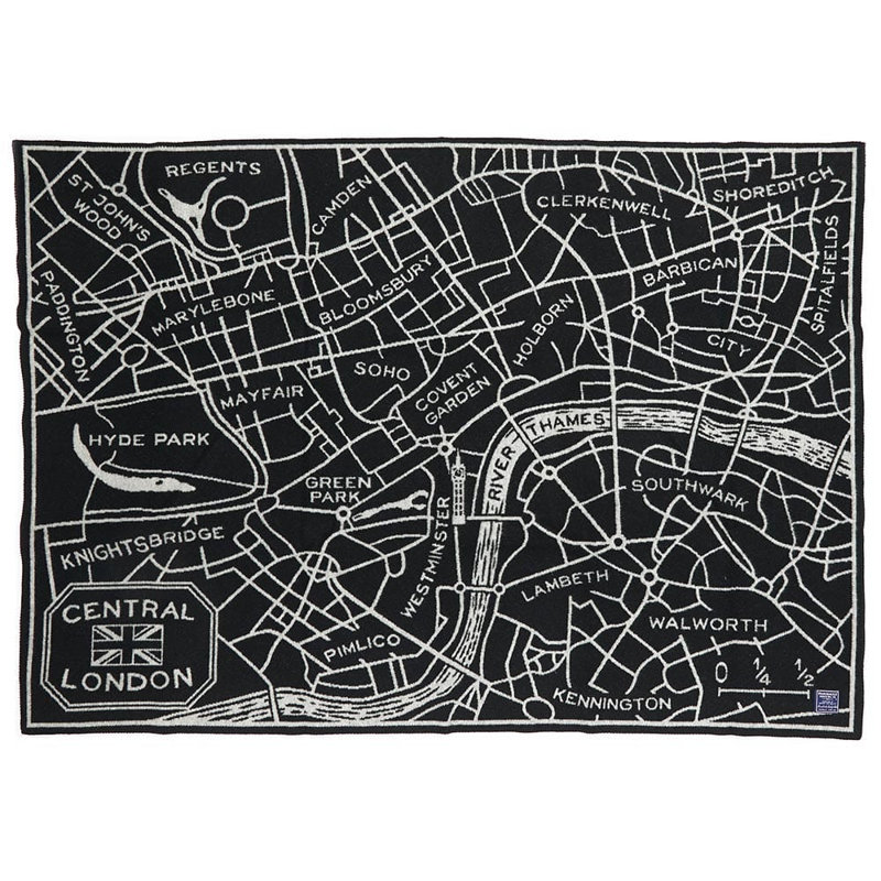 Jeté en laine London