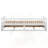 Wooden Daybed with Trundle Bed and Two Storage Drawers, Extendable for Extra Sleeping Space in Bedrooms and Living Rooms-104754833